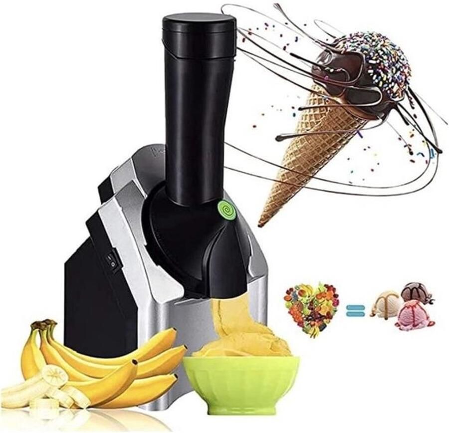 IJsmachine draagbare ijs- en frozen yogurt-machine fruitijsmachine hiermee kunt u heerlijke desserts maken