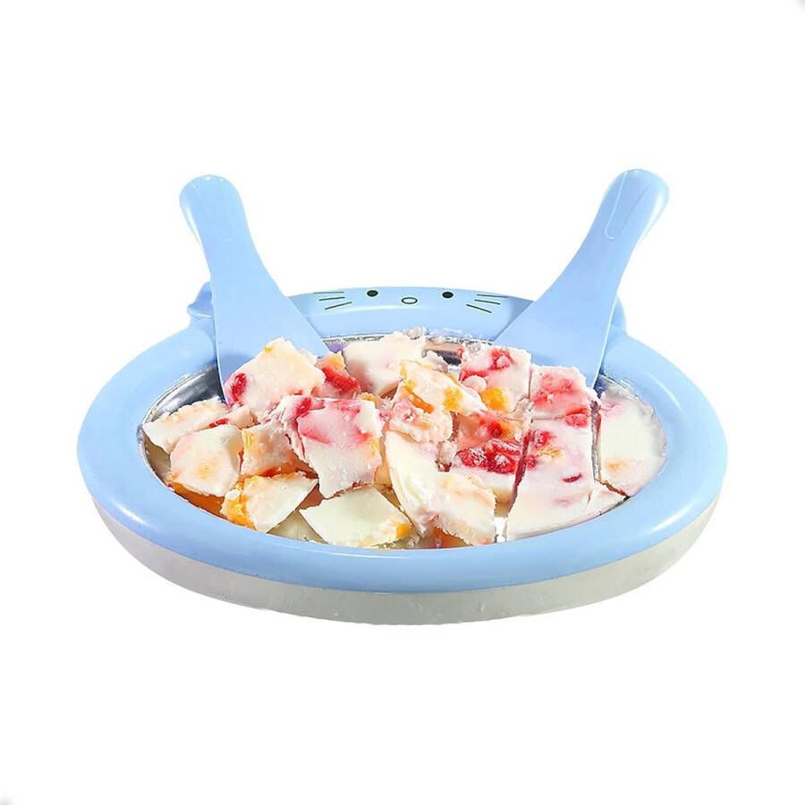 IJsmachine gefrituurd ijs incl. 2 schoppen blauw