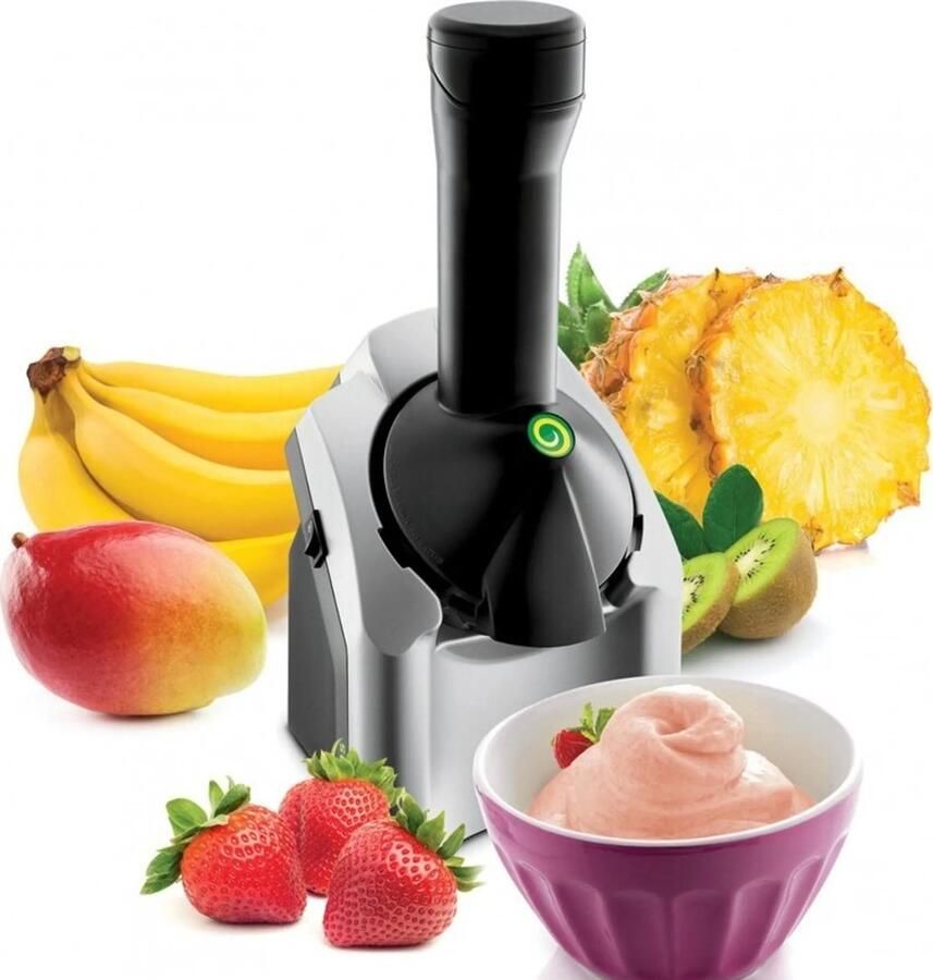 IJsmachine geschikt voor het maken van desserts en fruitijs bevroren yoghurt fruitsmoothies eenvoudig te bedienen apparaat voor bevroren desserts