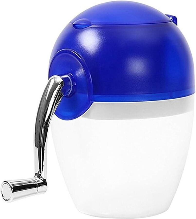 IJsmachine Handmatig Crushed Cream Maker Zelf IJscrushed Maken Geen Stroom Nodig 16 cm Hoog Wit