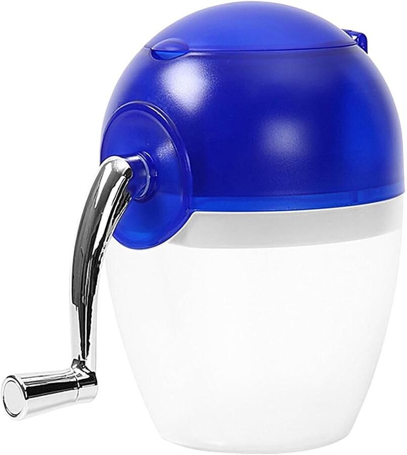 IJsmachine Handmatig Crushed Cream Maker Zelf IJscrushed Maken Geen Stroom Nodig 16 cm Hoog Wit