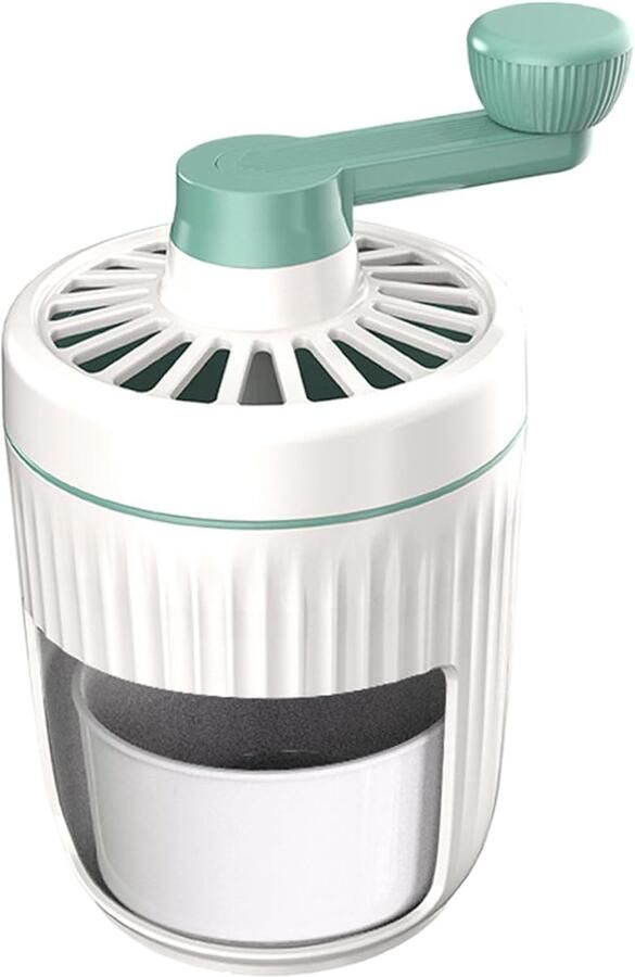 IJsmachine Handmatig Crushed Ice Maker Zomerse Drankjes Maken BPA-vrij Roestvrij Staal 23 x 13 cm Groen