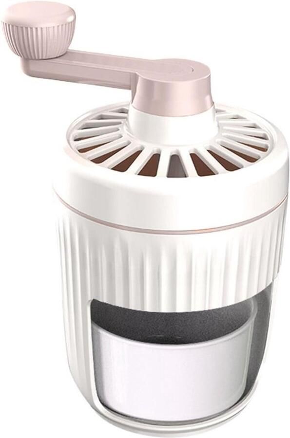 IJsmachine Handmatig Ijsbreker Sneeuwkegels Zomerse Drankjes Maken BPA-vrij Roestvrij Staal 23 x 13 cm Zilver