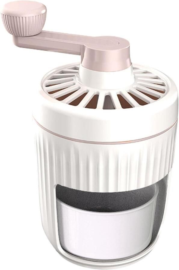 IJsmachine Handmatig Ijsbreker Sneeuwkegels Zomerse Drankjes Maken BPA-vrij Roestvrij Staal 23 x 13 cm Zilver