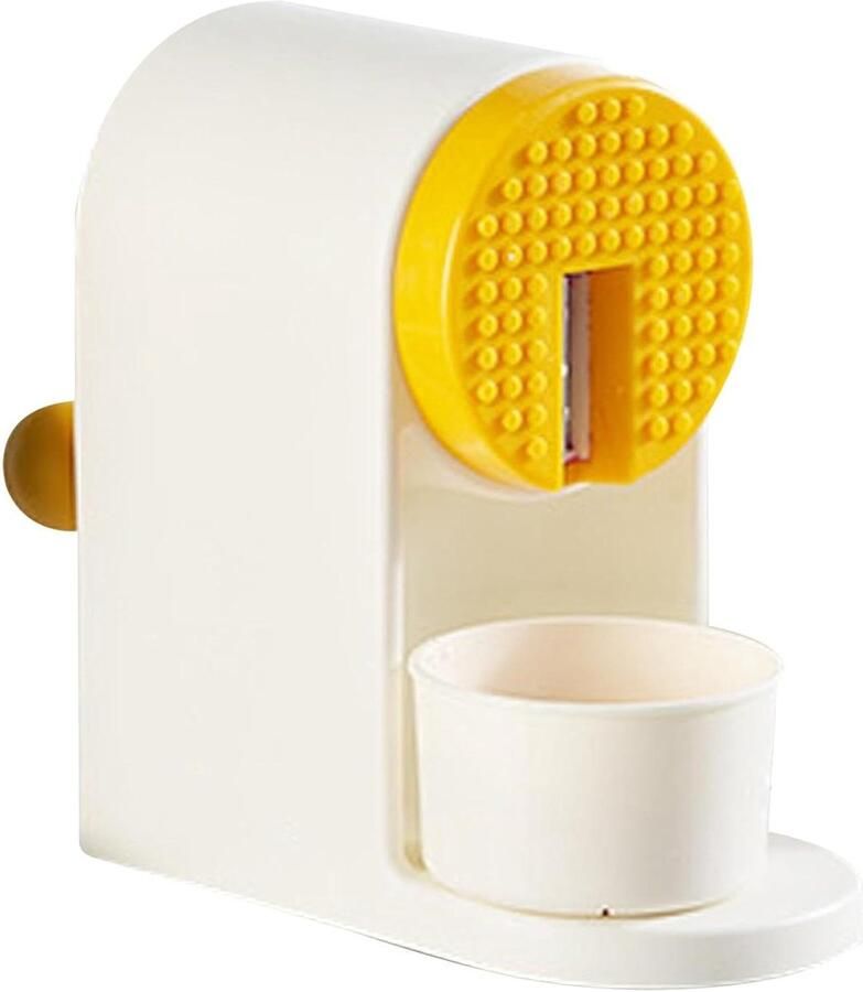 IJsmachine Handmatig IJscrusher Sneeuw Drankjes Maken Roestvrij Staal Snijder 23.3 cm Zilver