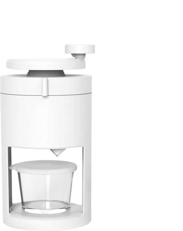 IJsmachine Handmatig IJsschaaf Apparaat Verfrissende Drankjes Maken Roestvrijstalen Snijders 29.5 x 15.5 cm Wit