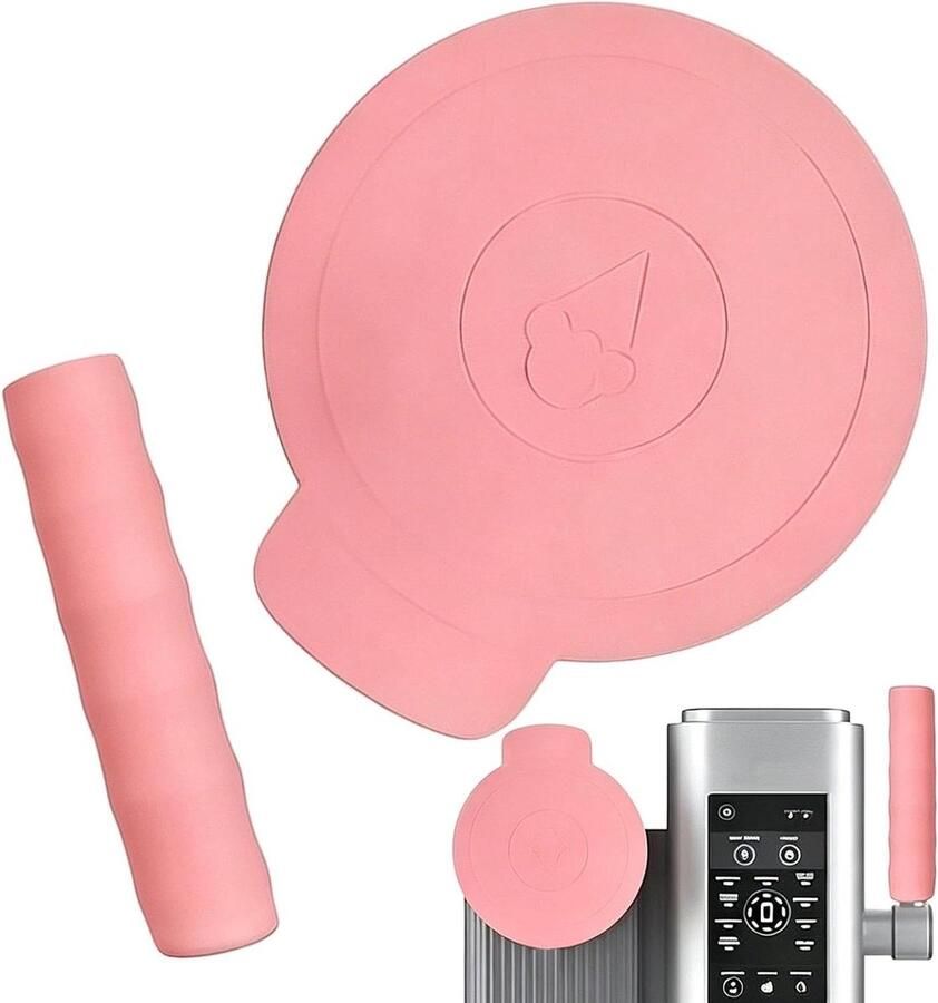 IJsmachine handvat Antislip hoes Veilig scheppen Zacht siliconen 2 stuks Zwart