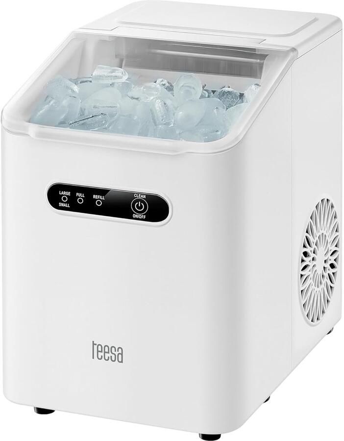 IJsmachine IJsblokjesmaker Snelle IJsblokjes Zelfreinigende Functie 1 Liter Tank