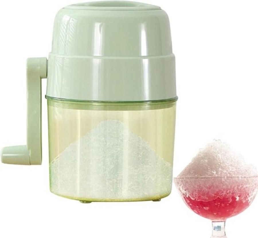 IJsmachine IJsbreker Sneeuw Thuisgebruik Drankjes Handmatige Bediening 12x12x19 cm Groen