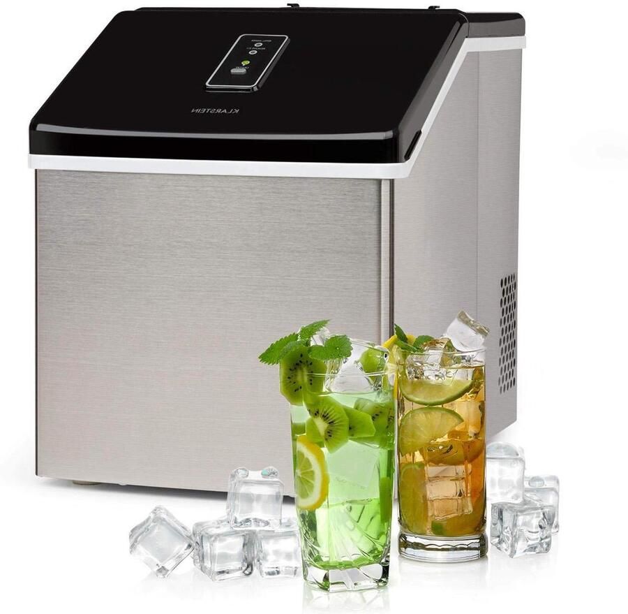 IJsmachine IJsklontjes Maker Dranken Koelen Snelle ie 13 kg Per Dag Zwart