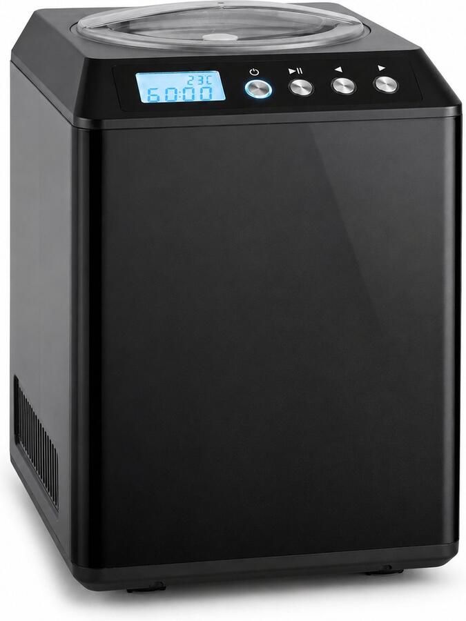 IJsmachine met Compressor 2 5L – 250W – IJs in 30-40 Minuten – LED Display en Timer – Zonder Voorvriezen