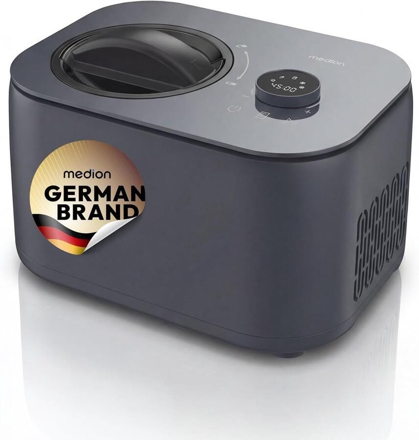 IJsmachine met Compressor – Automatische IJsbereider – 1 Liter – Zonder Voorvriezen – Touchdisplay – Aluminium Uitneembare Kom