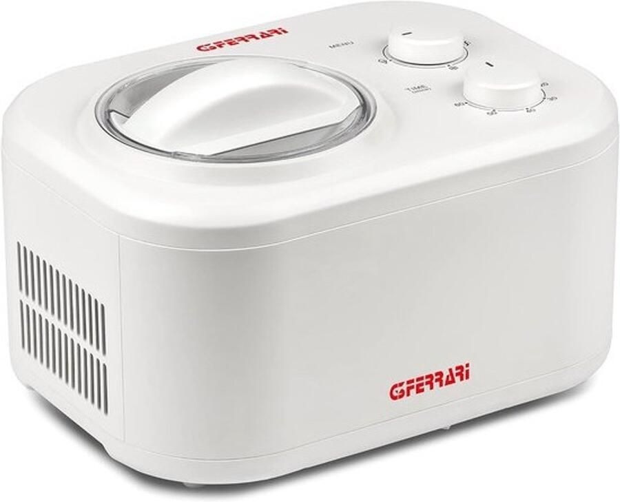 Ijsmachine Met Compressor Zelfkoelende Machine Thuis Dessert Maken Geen Voorkoelen Nodig 1 Liter Capaciteit Wit