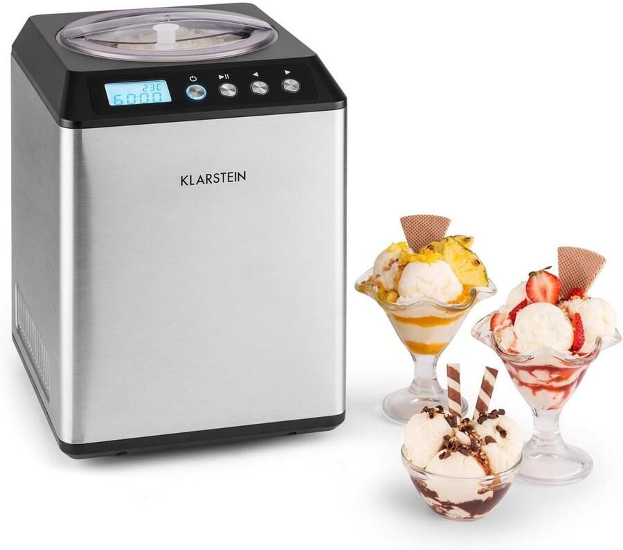 IJsmachine met Yoghurt- en Softijsfunctie 2.5L Capaciteit & Timer