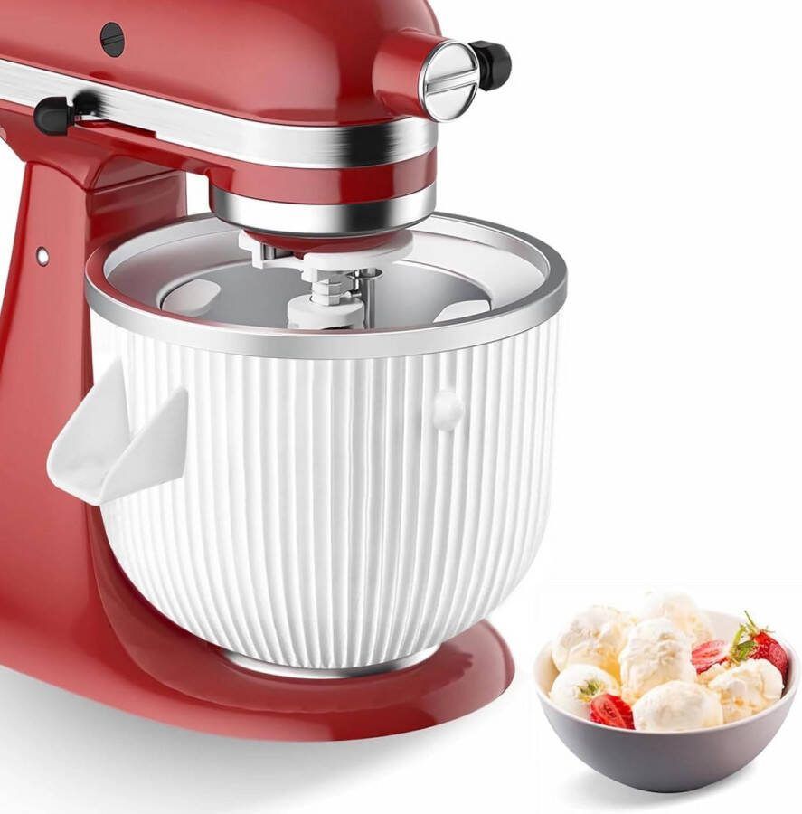 IJsmachine Opzetstuk Voor 4.5QT & 6QT Sorbet & Gelato Efficiënt & Praktisch Compact & Lichtgewicht Stijlvol & Handzaam Duurzaam & Krachtig Makkelijk in Gebruik Snel Gereed