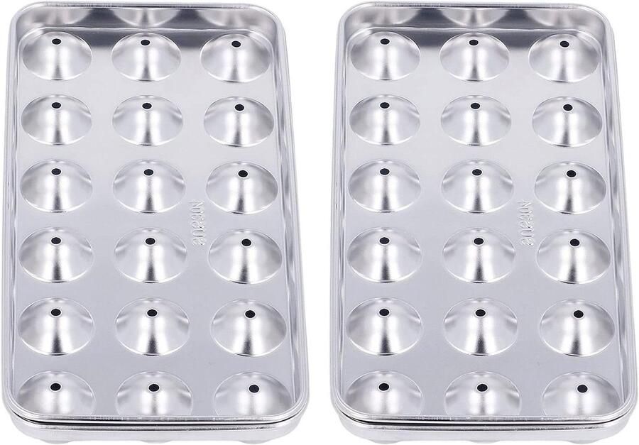 Ijsmachine Roestvrij Staal Ijsblokjesvorm Ijsmaker Cocktails Maken 18 Roosters Niet Gespecificeerd Zilver