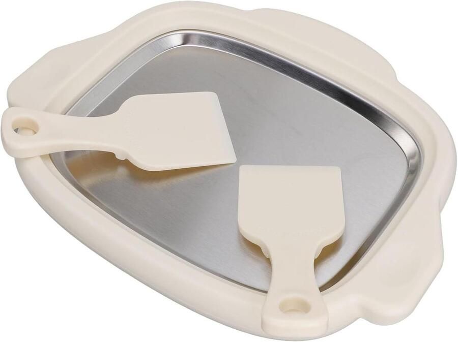 IJsmachine Rolde-ijsmachine Dessertmaker Zelf Desserts Maken Snelle Koeling N.v.t. Wit