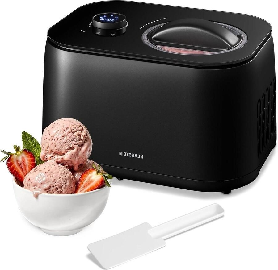 IJsmachine Slushmaker Dessertmaker Yoghurtmaker Zelf Desserts Maken 3-in-1 Functionaliteit 1 Liter Roestvrij Staal