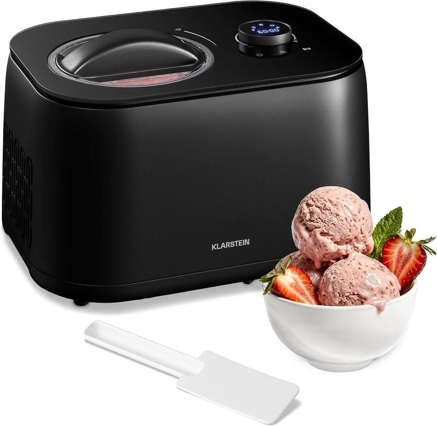 IJsmachine Slushmaker Yoghurtmaker Zelf Desserts Maken Met Compressor 1 Liter Roestvrij Staal
