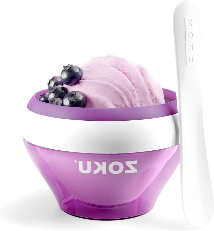 IJsmachine Sorbetmaker Gelato maker Zelf ijs maken Klaar voor gebruik 150 ml Paars