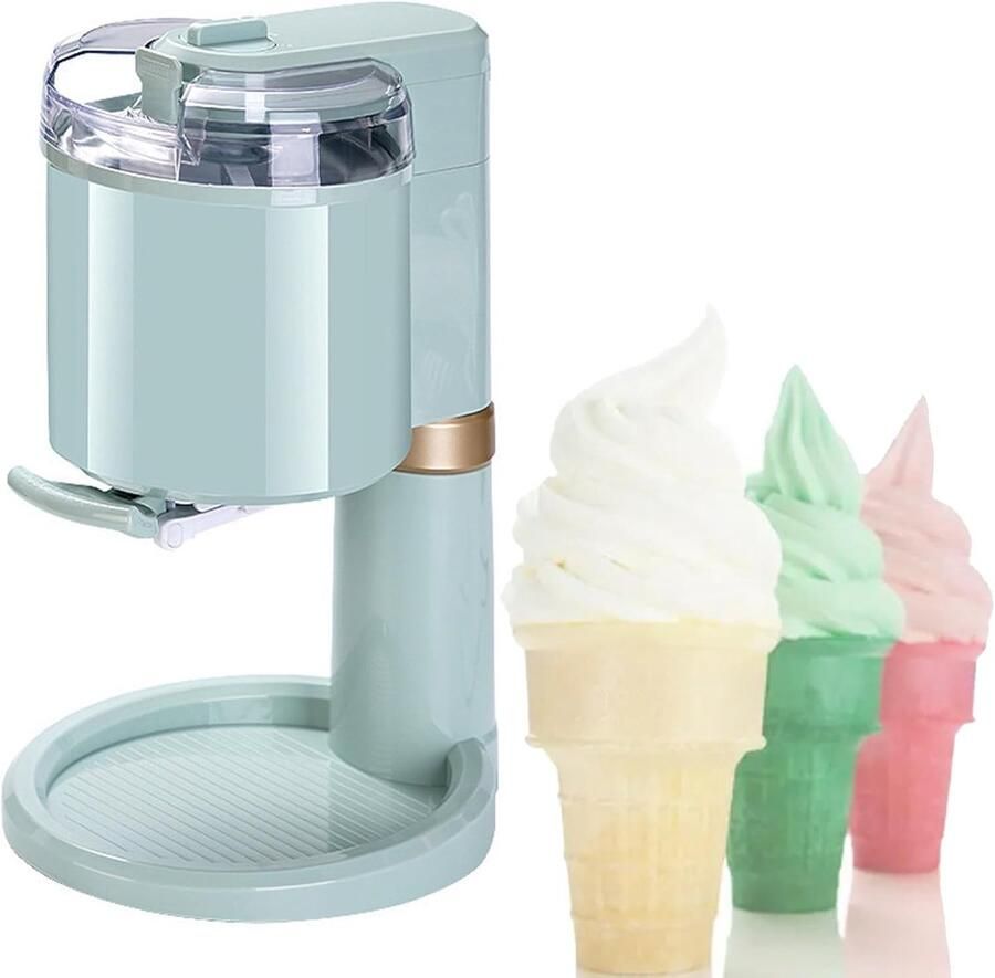 IJsmachine Thuis Dessert Maker Zelf IJs Maken Snelle Bereiding 10 Min 1000 ml Capaciteit Groen