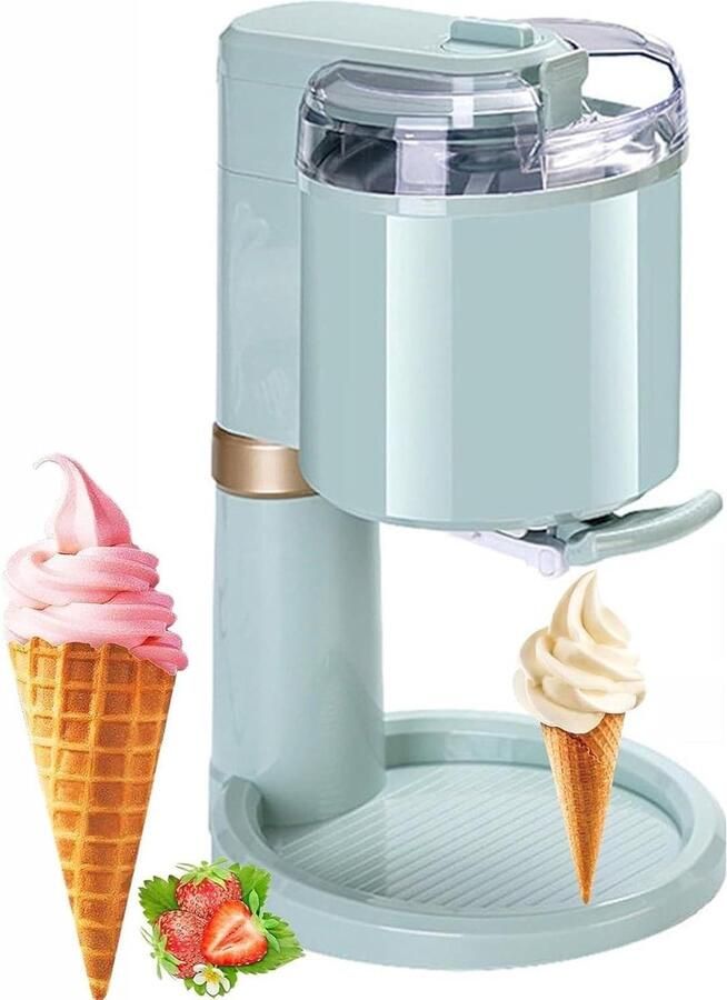 Ijsmachine Thuis Dessertmaker Yoghurt Zelfgemaakte Desserts Automatische Bediening 1 liter Wit