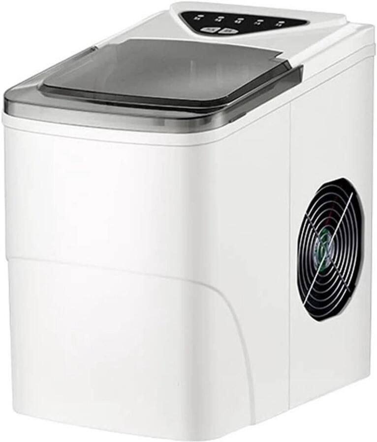 IJsmachine Thuis Snelle Ijsmaker Koude Drankjes 15KG Per Dag 22x31x32cm Zwart