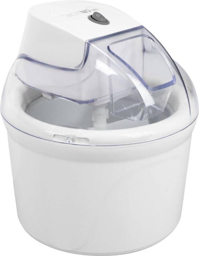 IJsmachine voor IJs Sorbet Frozen Yoghurt Slush Thuis Koelcel Navulopening 1500 ml incl. Receptsuggesties wit