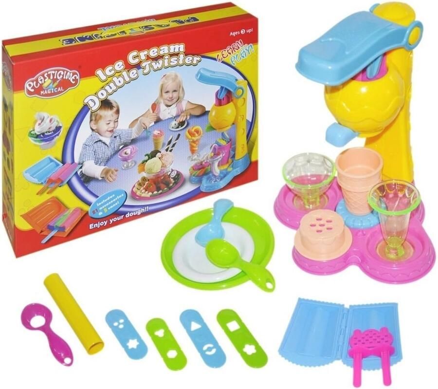 Ijsmachine voor Kinderen met 26 Delen Creatieve IJs en Dessert Set