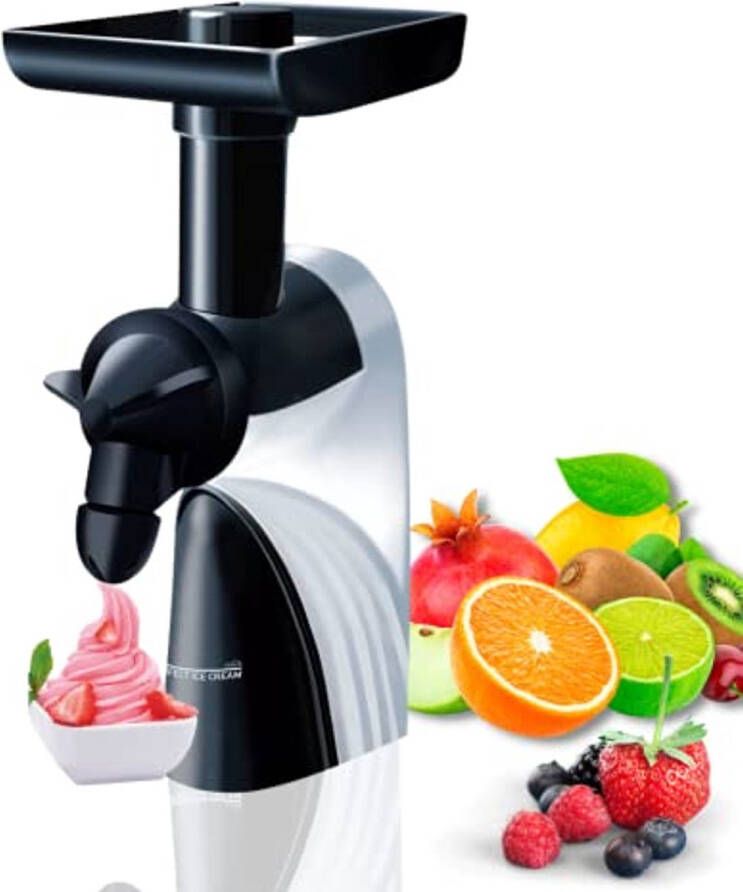 IJsmachine voor Perfecte IJscreaties Eenvoudig te Gebruiken 100% Natuurlijke en Glutenvrije Sorbet