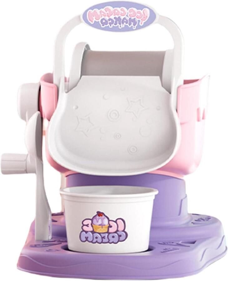 IJsmachine voor thuis Yoghurtmaker Dessertmaker Gezonde Snacks Maken Handmatig Bedienbaar 17.5 x 22.1 x 19.2 cm