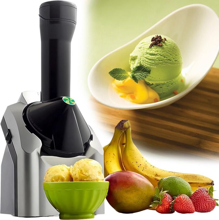 Ijsmachine Zachte Serveermachine voor Gezonde Bevroren Desserts Perfect voor Yoghurt Sorbet en Sorbet