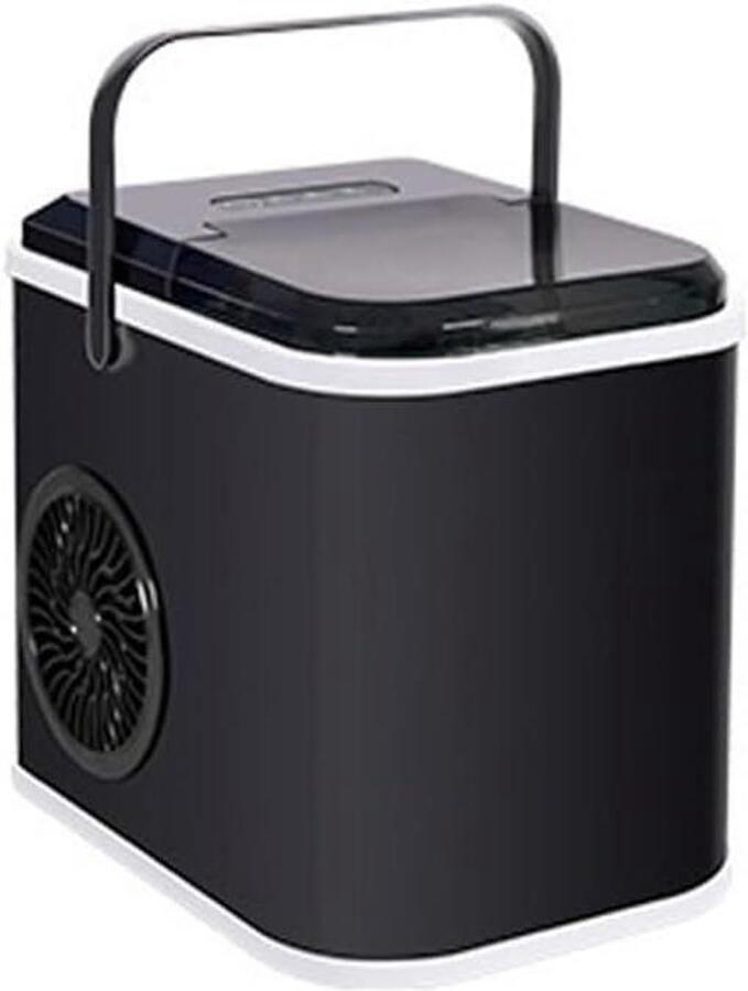 IJsmaker Aanrecht IJsmachine Thuis Snel IJs Maken Stil En Compact 10-12kg Per Dag Zwart