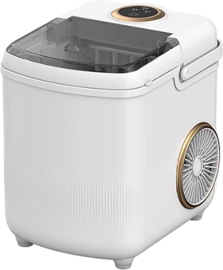 IJsmaker Commercieel Ijsblokjesmachine Snelle Ijsie Vol Automatisch 15 kg Dagelijks Zilver