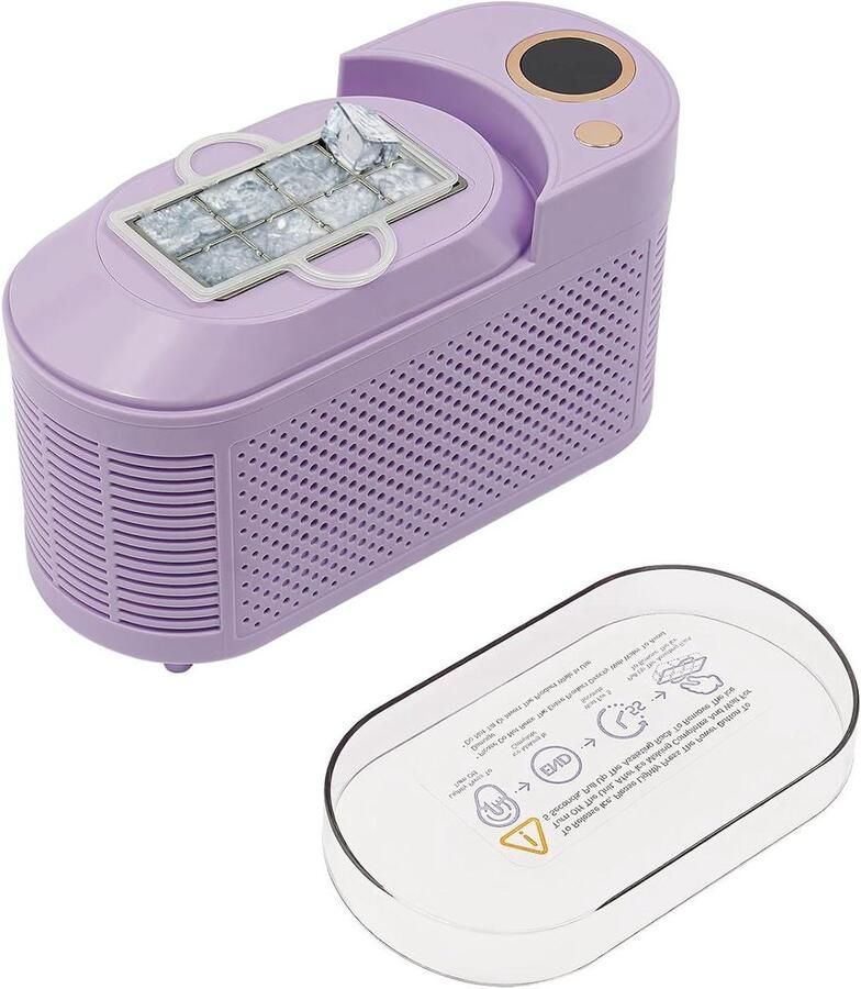 IJsmaker Compact Mini IJsblokjesmaker Drinken Koelen Snelle IJsblokjes 8 IJsblokjes Paars
