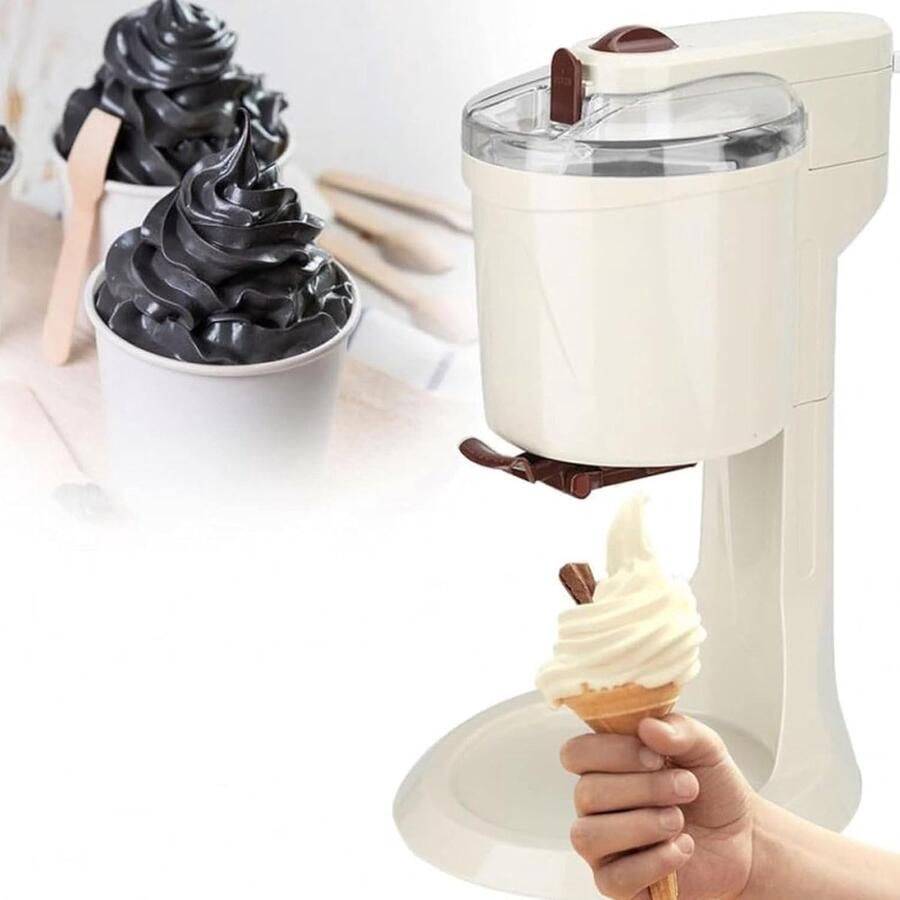 IJsmaker Dessert Maker Zelf IJs Maken Volautomatisch 1000ml Inhoud