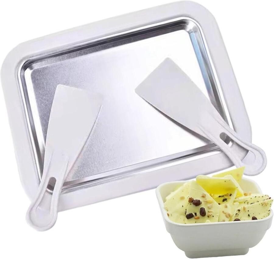 IJsmaker Dessertmaker Zelf Desserts Maken Snel Romig IJs 12 Ounces Wit Roze