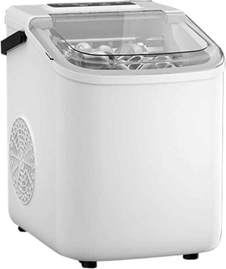 IJsmaker IJsmachine aanrecht Snelle ijsblokjes Zelfreinigend 10 kg per dag Zilver