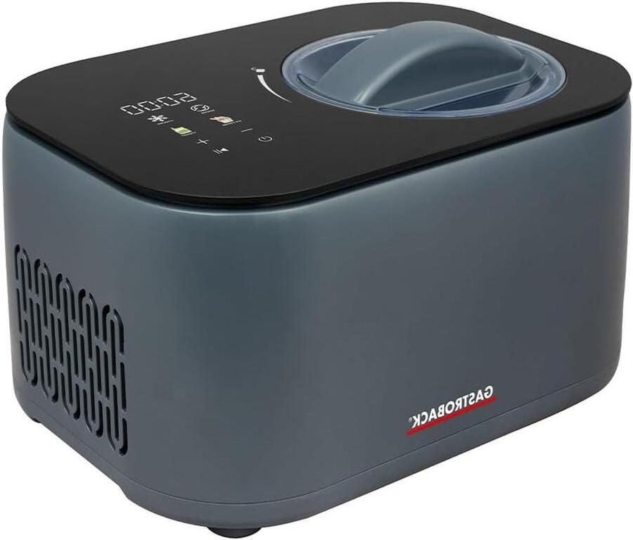 IJsmaker Yoghurtmaker Dessertmachine Compressor Zelf Desserts Maken Geïntegreerde Compressor 1 Liter Capaciteit Zwart