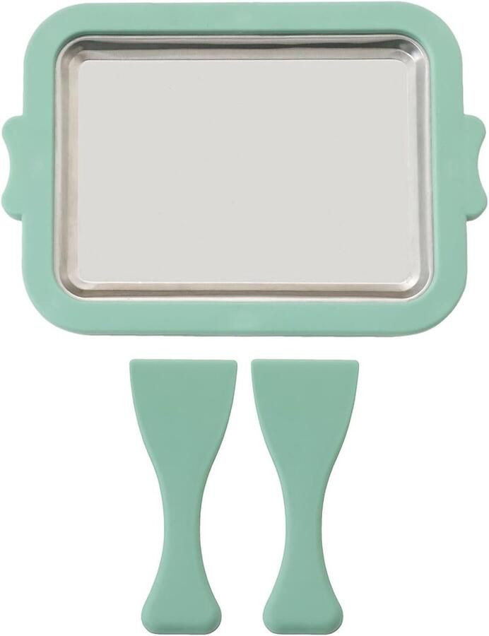 IJsroller Bak Roller IJs Machine Zelfgemaakt Dessert Niet-klevende Plaat 24.5 x 17.5 cm Veelkleurig