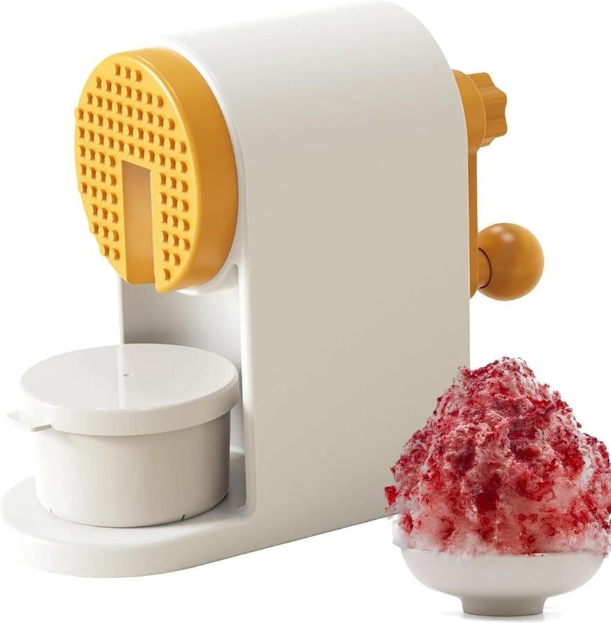 IJsschaafmachine Handmatig Sneeuwkegel Maker Verfrissende Drankjes Maken Roestvrij Staal Cutter 27.5 x 11.1 x 20.9 cm