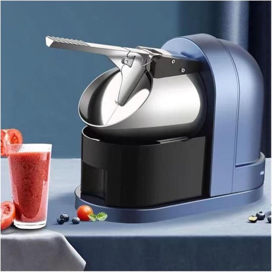 IJsscheermachine Elektrisch Sneeuwvlok Machine Zomerse Drankjes Maken Snel En Krachtig Blauw