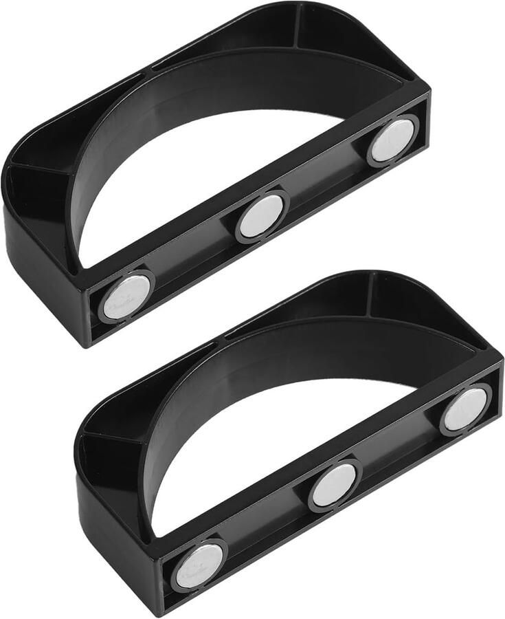 IJsschep Houder Magnetische Bevestiging IJsmachine Accessoire Sterke Magneet 9.5 x 4.3 cm Zwart