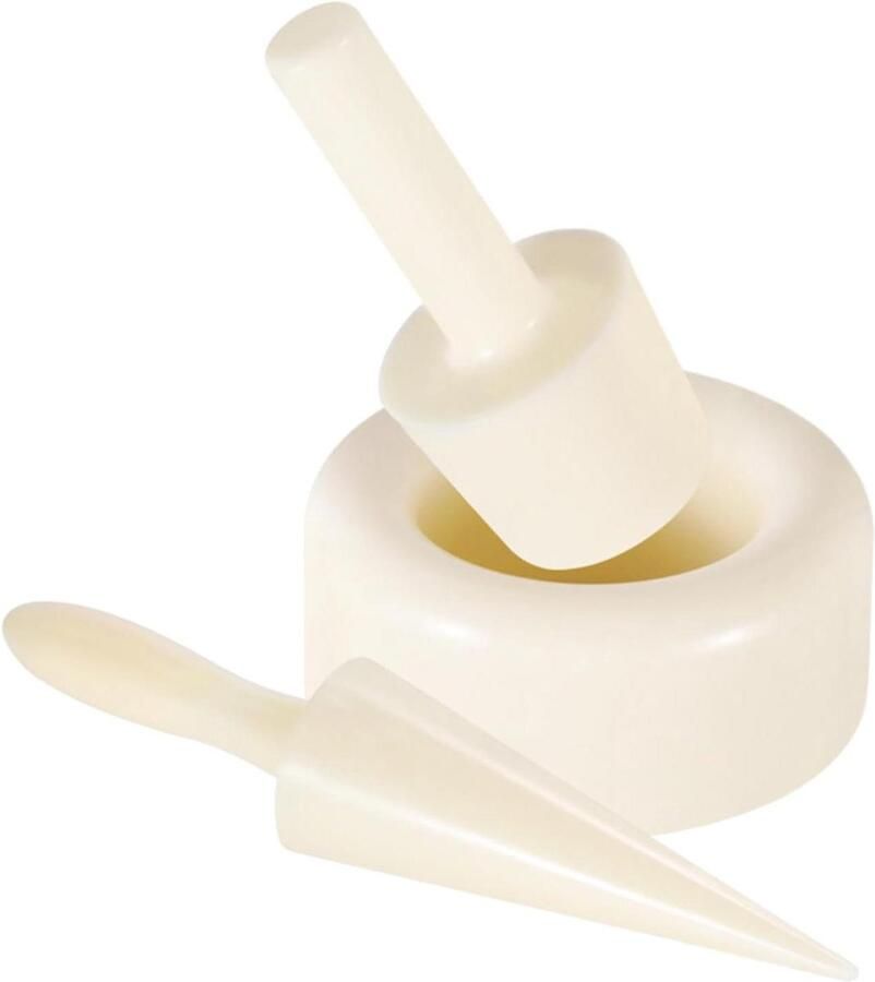 IJsvormen Wafelkegels Dessert Gereedschap Zelf Desserts Maken Ergonomisch Ontwerp Set met Mand Afzonderlijke Kleuren