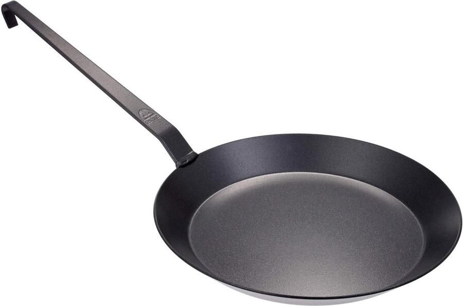 IJzeren Koekenpan Keramische Pan Gezond Bakken Optimale Warmteverdeling 28 cm Diameter Zwart