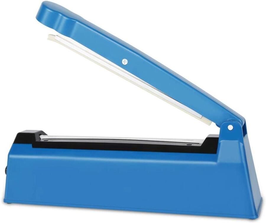 Impuls Sealer Plastic Verpakker Zakken Sluiten Automatische Uitschakeling 200mm Breed Grijs