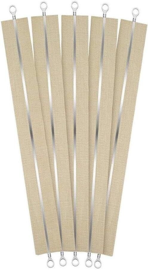 Impuls Sealer Strips Reserve Onderdelen Plastic Zak Afdichting Hittebestendig Materiaal 34cm Bruin