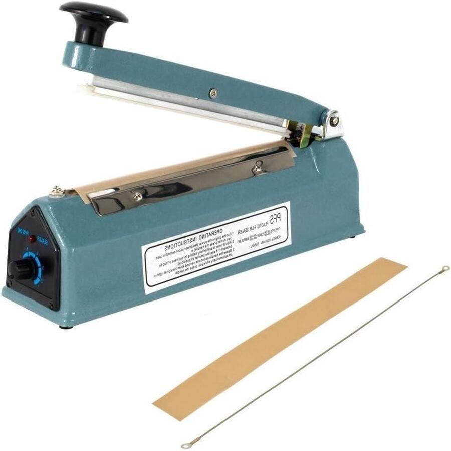 Impuls Sealer Warmte Sealer Verpakkingen Sluiten Gratis Extra Element 30 cm Grijs