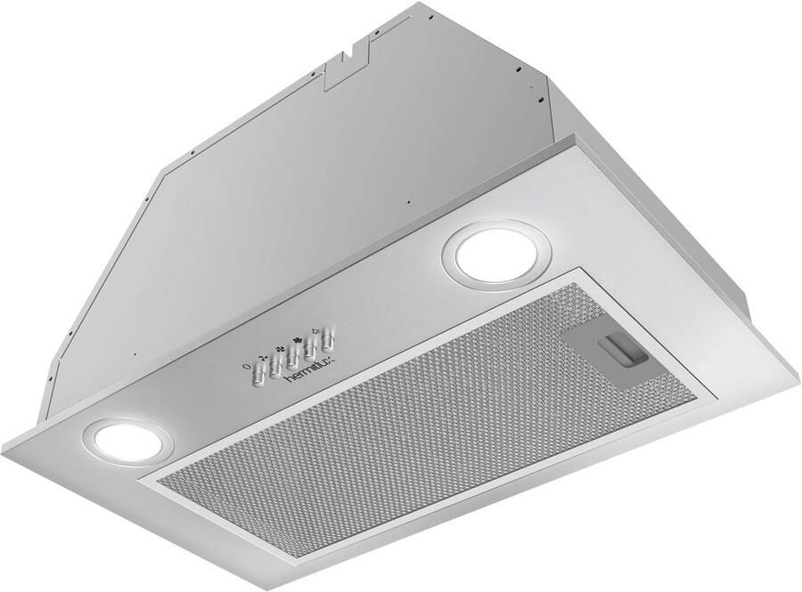 Inbouw Afzuigkap 52cm 750 m³ u Zuinige LED Verlichting Afvoer & Recirculatie