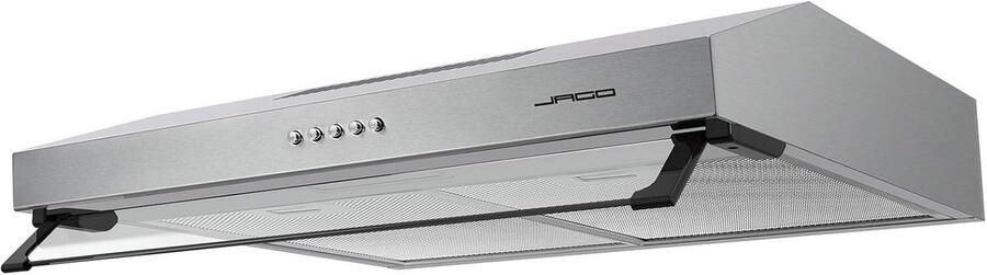 Inbouw afzuigkap 60 cm RVS met LED Verlichting en Vetfilters